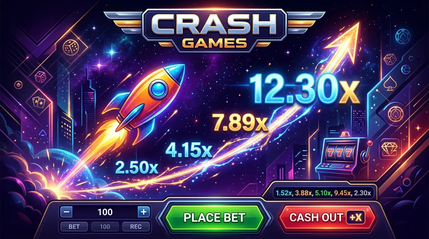 Crash hos Vave casino